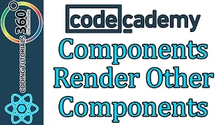 Components Render Other Components ReactJS CodeCademy