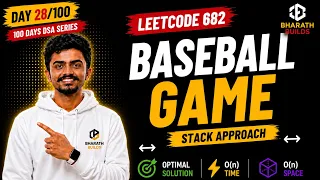 LeetCode 682 Baseball Game in Python Stack Explained in 60 Seconds Day DSA
