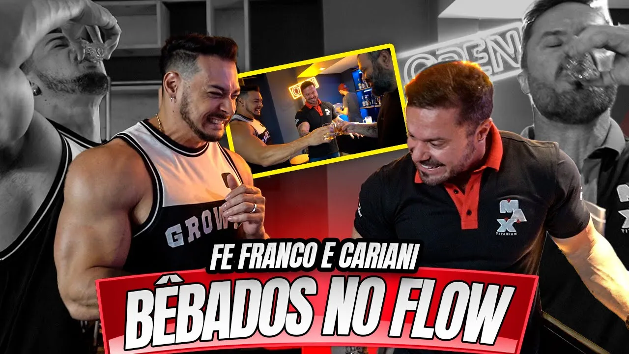FE FRANCO E CARIANI BEBADOS NO FLOW ? VEJA O QUE ACONTECEU