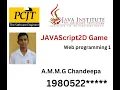 javascript 2D Game Development Java Institute A M M G Chandeepa Heshan