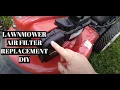 Lawnmower Air Filter Replacement TROYBILT TB110 Push Mower