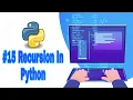 Python Tutorial for Beginner Recursion In Python