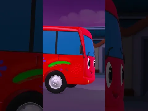 HALLOWEEN Wheels on the Bus! 🎃 #halloween #bus #littlebabybum