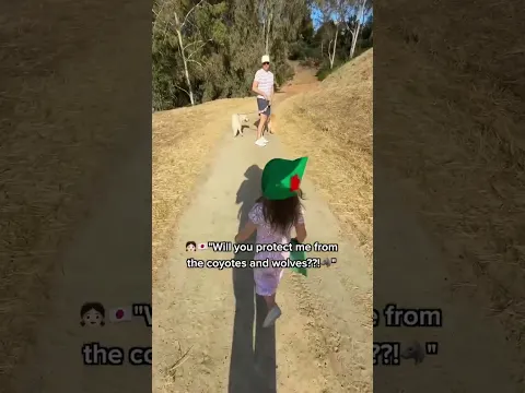 This is what our daily walks look like!