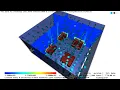 Natural convection simulation using Flowsquare