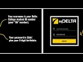 MyDelta How to log on