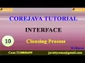 Core java Tutorial Interface -10 Cloening Process By Ratan sir