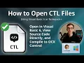 CTL File Extension Visual Basic UserControl Object Files Explained