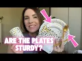 175 Pcs White Shiny Gold Polka Dots Party Dinnerware Set Enough For 25 Guests Review