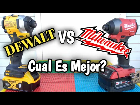 Download MP3 DEWALT VS MILWAUKEE Cual Es Mejor? Poniendo a prueba los  Atornilladores mas compactos del mercado!