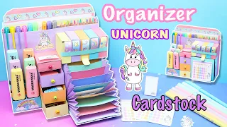 Download Unicorn 🦄 Desk Organizer from Cardstock - Paper Organizer | aPasos Crafts DIY MP3