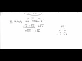 MAT 0028 Module 8 Square Root Multiplication