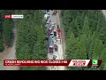 Massive traffic backup after I-80 crash in Placer County