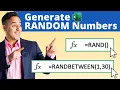 Random Number Generator 2 Quick and Practical Ways in Excel