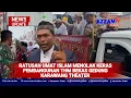 Ratusan Umat Muslim Karawang Menggelar Aksi Tolak Tempat Hiburan Malam