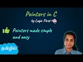 Pointers complete tutorial Pointers in C in Tamil Logic First Tamil