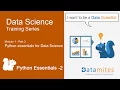 Data Science Tutorials - Module 1