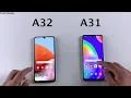 SAMSUNG A32 vs A31 - SPEED TEST Size Comparison Ram Management