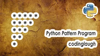 Inverted Right Triangle Star Pattern Python Pattern Program Bangla