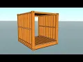 Folding 20FT Pop Up Shipping Container 15m2 Prefab Recyclable