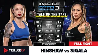 Knuckle Mania 3 Hinshaw vs Sigala