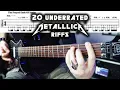 Lagu 20 Underrated METALLICA Riffs | With Tabs