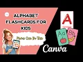 DIY Alphabet Flashcards for Kids Using Canva Easy Tutorial for Moms