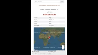 Angular Weather App Open Weather Map API