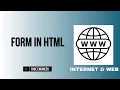Form in Html Iwt Complete Course True Engineer