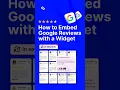 How to embed Google Reviews on your website in seconds with EmbedSocial