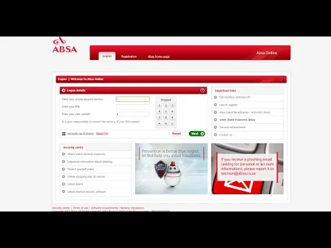 Download MP3 Absa Online Banking Login Steps | Online Bank Login Tutorial