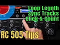 Lagu RC 505 Looper Settings // Rhythm Sync