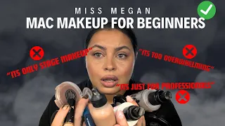MAC MAKEUP FOR BEGINNERS FULL FACE TUTORIAL