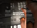 How to use Function Enter and Exit button on Yamaha PSR E473