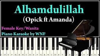 Download Opick ft Amanda Alhamdulillah Karaoke Versi Wanita MP3