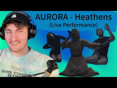 Download MP3 Ratty Reacts to AURORA - Heathens | LIVE Performance (we finally got some live aurora up in here!)