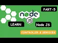 Create Your First Node js App from Scratch Part 5 Clean Code with Controllers Services