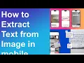 Extract Text from ANY Image on Your Mobile