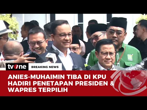 Hormati Proses Bernegara Anies-Muhaimin Tiba di KPU