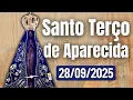 Download Lagu TERÇO DE APARECIDA HOJE - 28/09/2025 | MISTÉRIOS GLORIOSOS | SANTO TERÇO DE NOSSA SENHORA APARECIDA