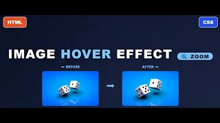 CSS Image Hover Effect Zoom Effect Tutorial for Beginners