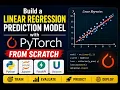 Build a Linear Regression Prediction Model with PyTorch from Scratch - part 1