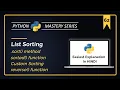 Python List Sorting Explained in Hindi sort sorted Custom Sorting Beginner Tutorial