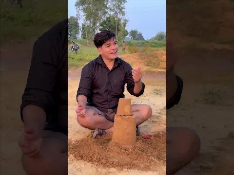 Gatru ko paani bda saanp mil gya | #minivlog #mittipiramid #shorts