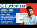 Buttonizer Review Demo - Create smart floating content to boost website clicks and conversions