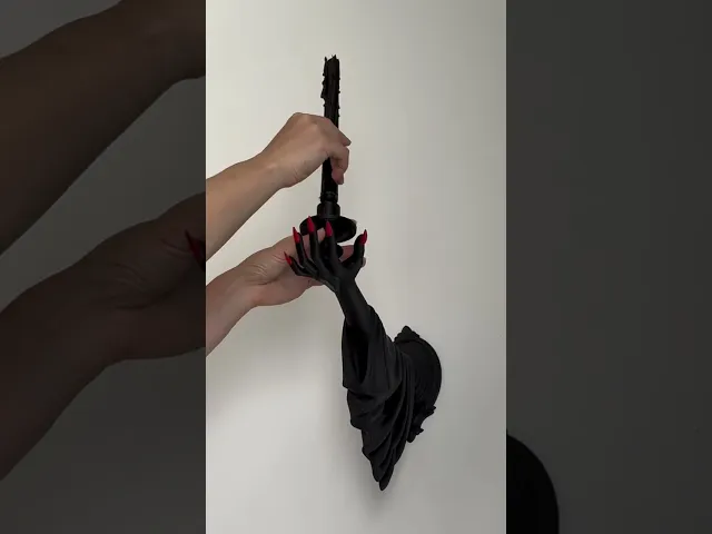 Vampire Hand Sconce Wall Candle Holder – Gothic Wall Decor video thumbnail
