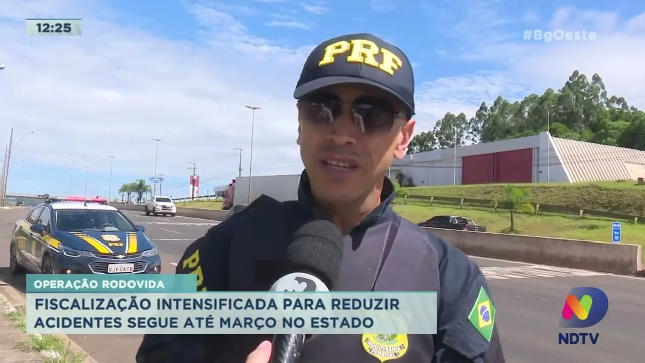 Operação Rodovida: PRF segue com fiscalizações até março