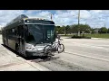 Broward County Transit 2013 NABI 40-LFW Hybrid On Route 20 Broward Northeast Transit Center