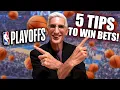 FIVE Tips to WIN Betting the NBA Playoffs - 2026 NBA Playoffs Betting with Teddy Covers