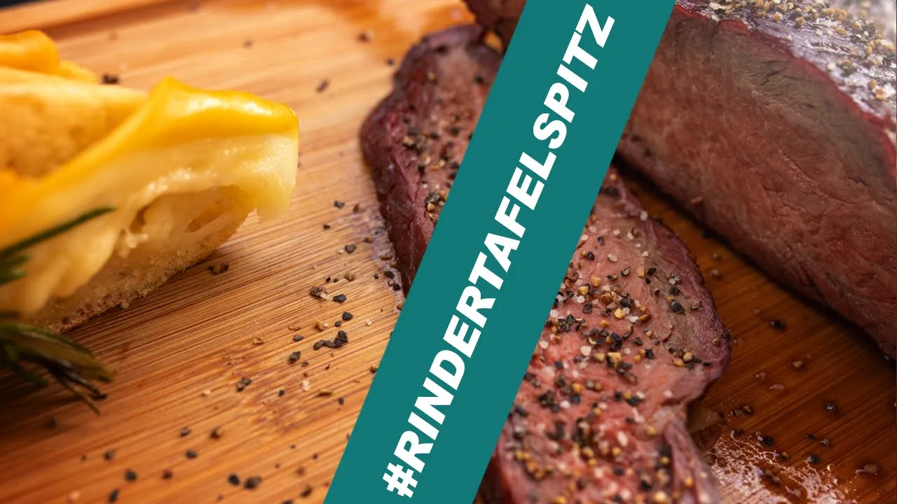 Rinderbraten im Topf geschmort. 